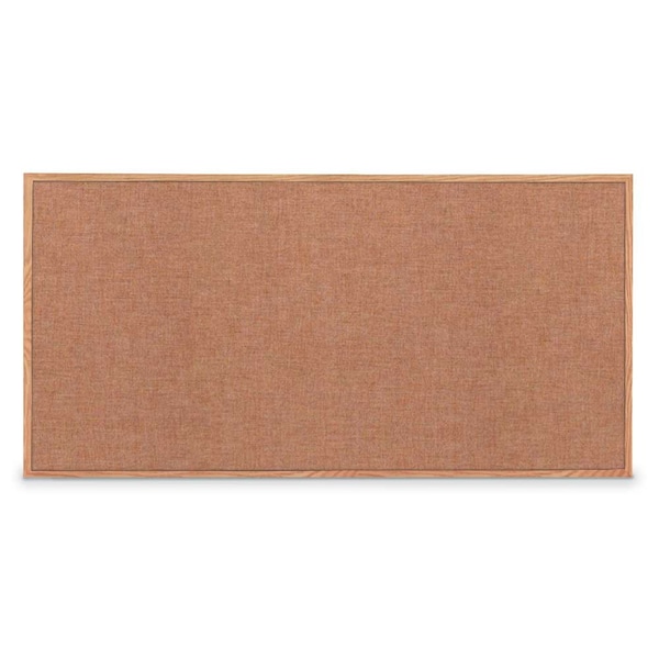 Combo Board, 60"x36", Satin Frame/White Porcelain & Rubber